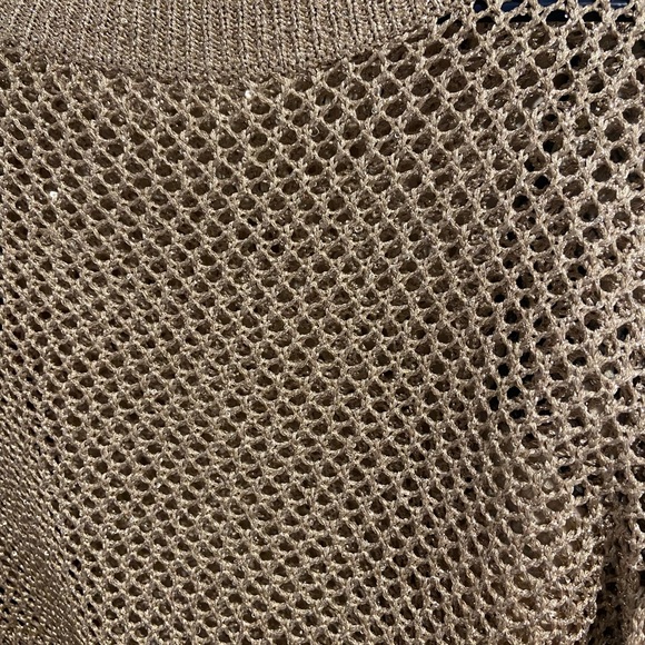 GOLD  (PULLOVER/ SWEATER) Ethan Open-Golden Knit Pullover - Picture 4 of 5